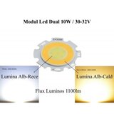 LED COB 28MM - 10W, LUMINA CALD/RECE